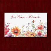 野カラフル花鮮やか園フローラ 名刺