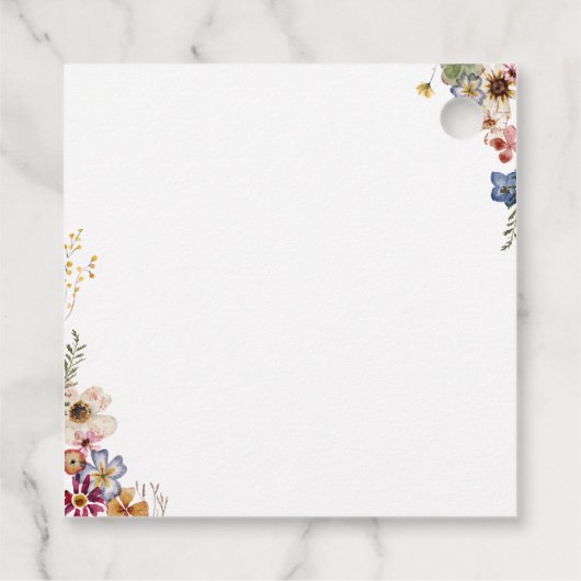 野カラフル花 |ガーデンありがとう フェイバータグ (裏面)