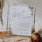 野カラフル花 |プラグ抜き式 ポスター