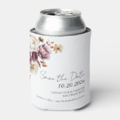 野カラフル花 |ボホ結婚ーの 缶クーラー (缶正面)