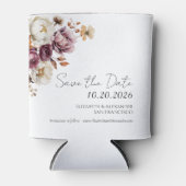 野カラフル花 |ボホ結婚ーの 缶クーラー (正面)