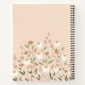 野カラフル花II ノートブック (裏面)