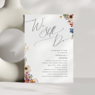 野カラフル草牧草我々はまだ誓いを更新する 招待状