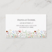 野カラフル草牧野結婚登録簿 エンクロージャーカード (正面)