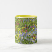 野カラフル草花フローラ マグカップ (中央)