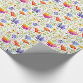 野カラフル野の野草 ラッピングペーパー (角)