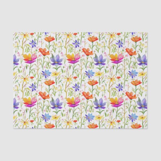 野カラフル野の野草 薄葉紙 (正面)