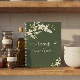 野ガーリー花エレガント植物園レシピ ノートブック