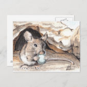 野ネズミ ポストカード (正面/裏面)