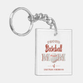 野パーソナライズされた球ママ キーホルダー (正面左)