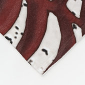 野パーソナライズされた球用ブランケット フリースブランケット (角)