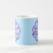 野パーソナライズされた生で美しい コーヒーマグカップ (中央)