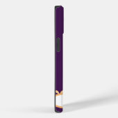 野パーソナライズされた花紫色の電話ケース Case-Mate iPhoneケース (裏面 / 右)