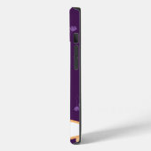 野パーソナライズされた花紫色の電話ケース Case-Mate iPhoneケース (裏面 / 左)