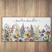 野パーソナライズされた花 デスクマット