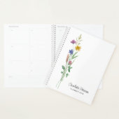 野パーソナライズされた花 プランナー手帳 (ディスプレー)