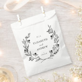 野ミニマル花 |リース結婚ズ フェイバーバッグ (クリップ留めされた状態)