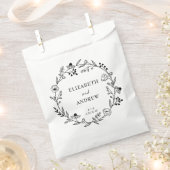 野ミニマル花 |リース結婚ズ フェイバーバッグ (クリップ留めされた状態)