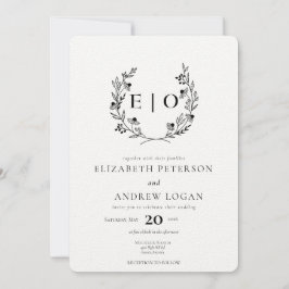 野ミニマル花 |リース結婚ズ 招待状