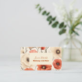 野モダン花エレガントフローラ 名刺 (スタンド正面)