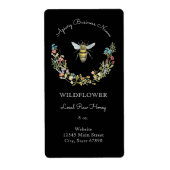 野モダン花蜂蜜養蜂製品 ラベル (正面)