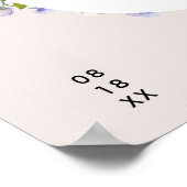 野モダン花 |の結婚バー ポスター (角)