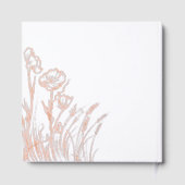 野モダン花 ゲストブック (裏面)