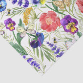 野ユニークカラフル花バグパターン 薄葉紙 (詳細)