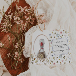 野人お洒落達 | ヴィンテージ動物ありがとう ギフトタグ