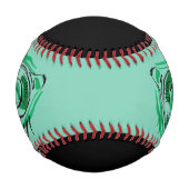 野保球の目がキモイ 野球ボール (正面)