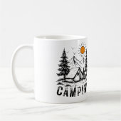 野原でアドベンチャー待ち、キャンプもっと コーヒーマグカップ (左)