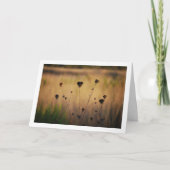 野原で死にゆく野原の花 カード (正面)