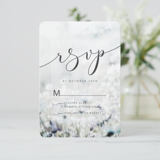 野原で野に咲く牧草歌ぼほ 出欠カード (スタンド正面)