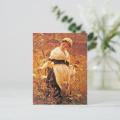 野原にいる女性 ポストカード (スタンド正面)