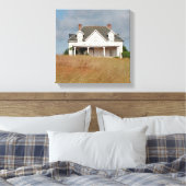 野原に一人暮らし キャンバスプリント (インサイチュ (寝室))