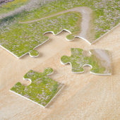 野原に咲く吉野さくらんぼの木 ジグソーパズル (側面)