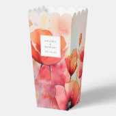 野原に咲く赤い水色のケシ結婚シ フェイバーボックス (裏面)