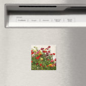 野原に咲く野花 マグネット (インサイチュ (食洗機))