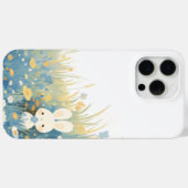 野原に隠れる白うさぎ Case-Mate iPhoneケース (裏面 (横))