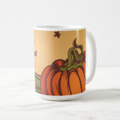 野原のカボチャは寂しい。紅葉秋。 コーヒーマグカップ (正面右)