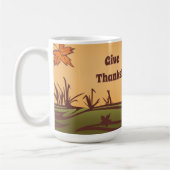 野原のカボチャは寂しい。紅葉秋。 コーヒーマグカップ (左)