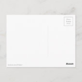 野原のファインアート絵画の青い野草 ポストカード (裏面)