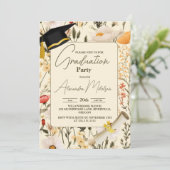 野原のワイルドフラワー 2024 卒業 招待状 (スタンド正面)