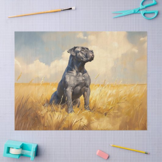 野原の切り離しの中の真絵を描白な杖のコルソ 薄葉紙 (クラフト)