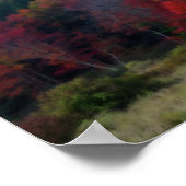 野原の紅葉の自然ポスター ポスター (角)