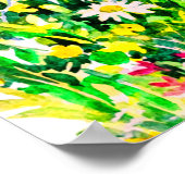 野原ポスターの野花 ポスター (角)