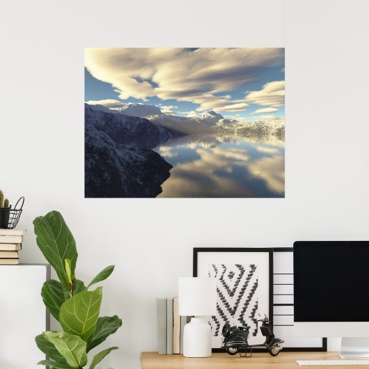 野和湖(1) ポスター (ホームオフィス)