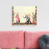 野外での人々のゲーム キャンバスプリント (インサイチュ (リビング))