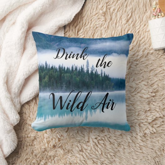 野外の空気を飲む クッション (ブランケット)