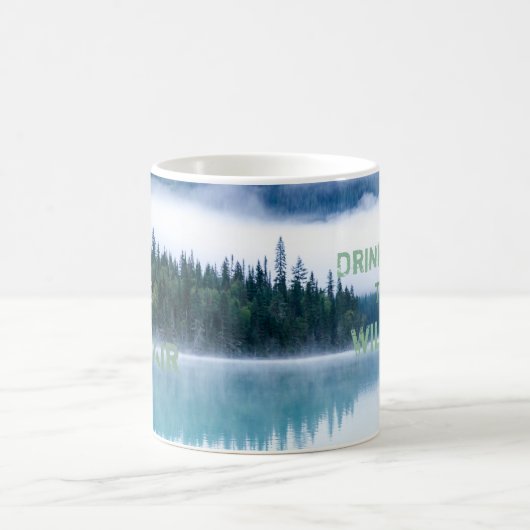 野外の空気を飲む コーヒーマグカップ (中央)